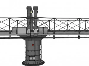 Sci-fi bridge 1 3D Model