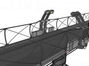 Sci-fi bridge 1 3D Model