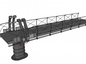 Sci-fi bridge 1 3D Model