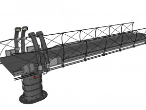 Sci-fi bridge 1 3D Model