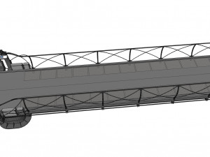 Sci-fi bridge 1 3D Model