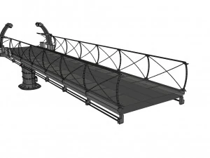 Sci-fi bridge 1 3D Model