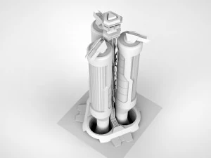 Sci fi modular environment 6 3D Model