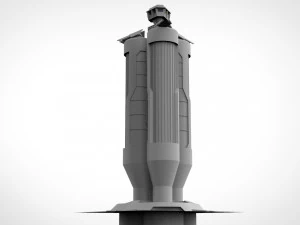 Sci fi modular environment 6 3D Model