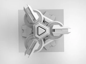 Sci fi modular environment 6 3D Model
