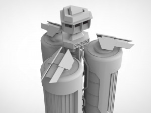 Sci fi modular environment 6 Modèle 3D