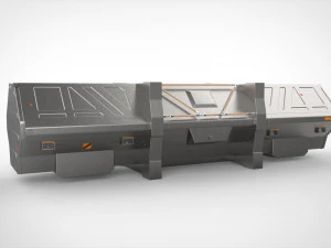 Sci fi container 2 3D Model