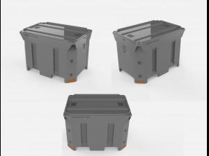 Sci fi container 2 3D मॉडल
