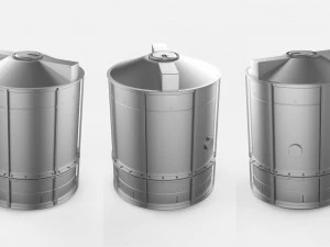 Sci fi container 2 3D Model