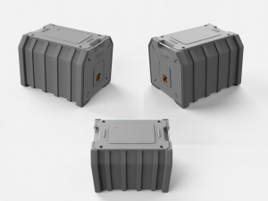 Sci fi container 2 3D मॉडल