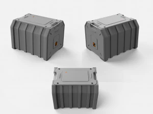 Sci fi container 2 3D Model
