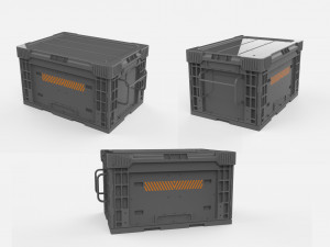 Sci fi container 2 3D मॉडल