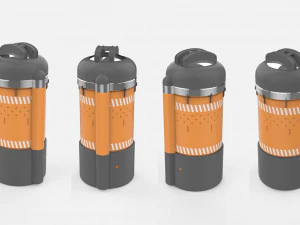 Sci fi container 2 3D Model