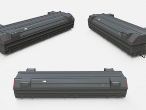 Sci fi container 2 3D मॉडल