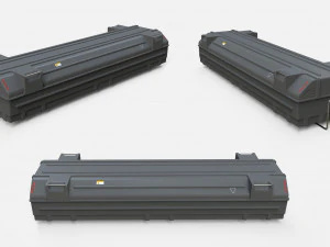 Sci fi container 2 3D Model