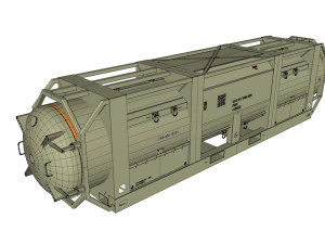 Sci fi container 2 3D Model