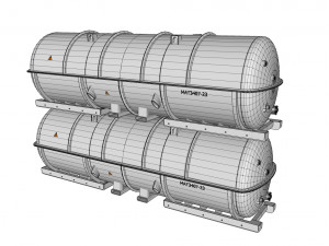 Sci fi container 2 3D मॉडल