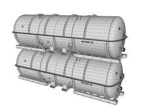 Sci fi container 2 3D Model