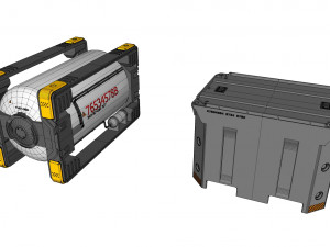 Sci fi container 2 3D मॉडल