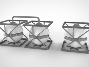 Sci-fi architecture elements collection 4 3D मॉडल