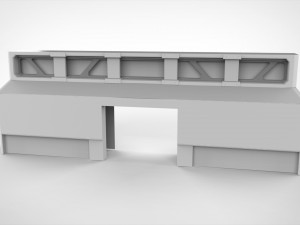 Sci-fi architecture elements collection 4 3D मॉडल