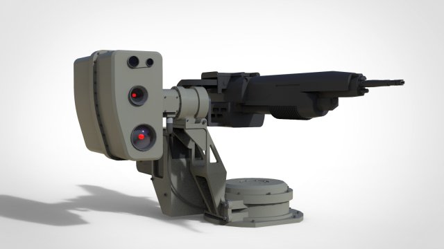Turret 1 3D मॉडल .c4d .max .obj .3ds .fbx .stl .blend 