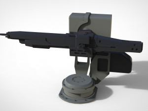 Turret 1 3D मॉडल