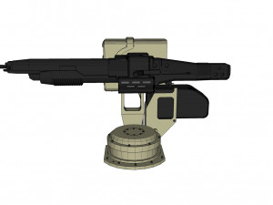 Turret 1 3D मॉडल