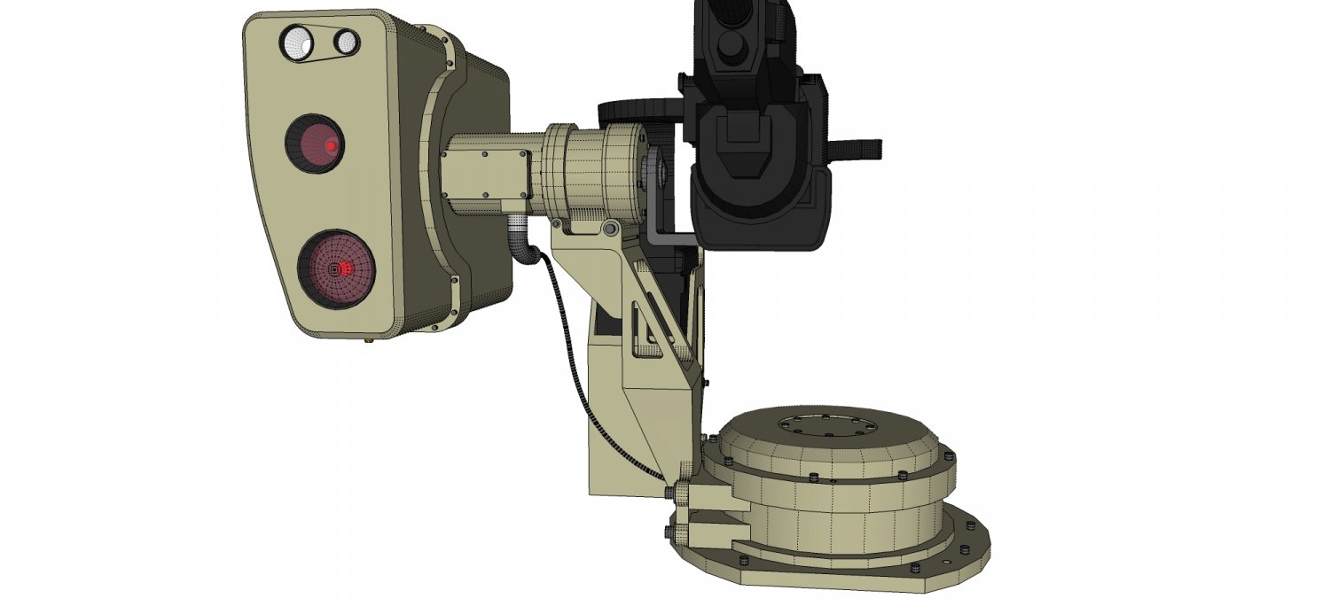 Турель-01. H.I.D турель. M1a1 Turret. 3d Turret Rust.