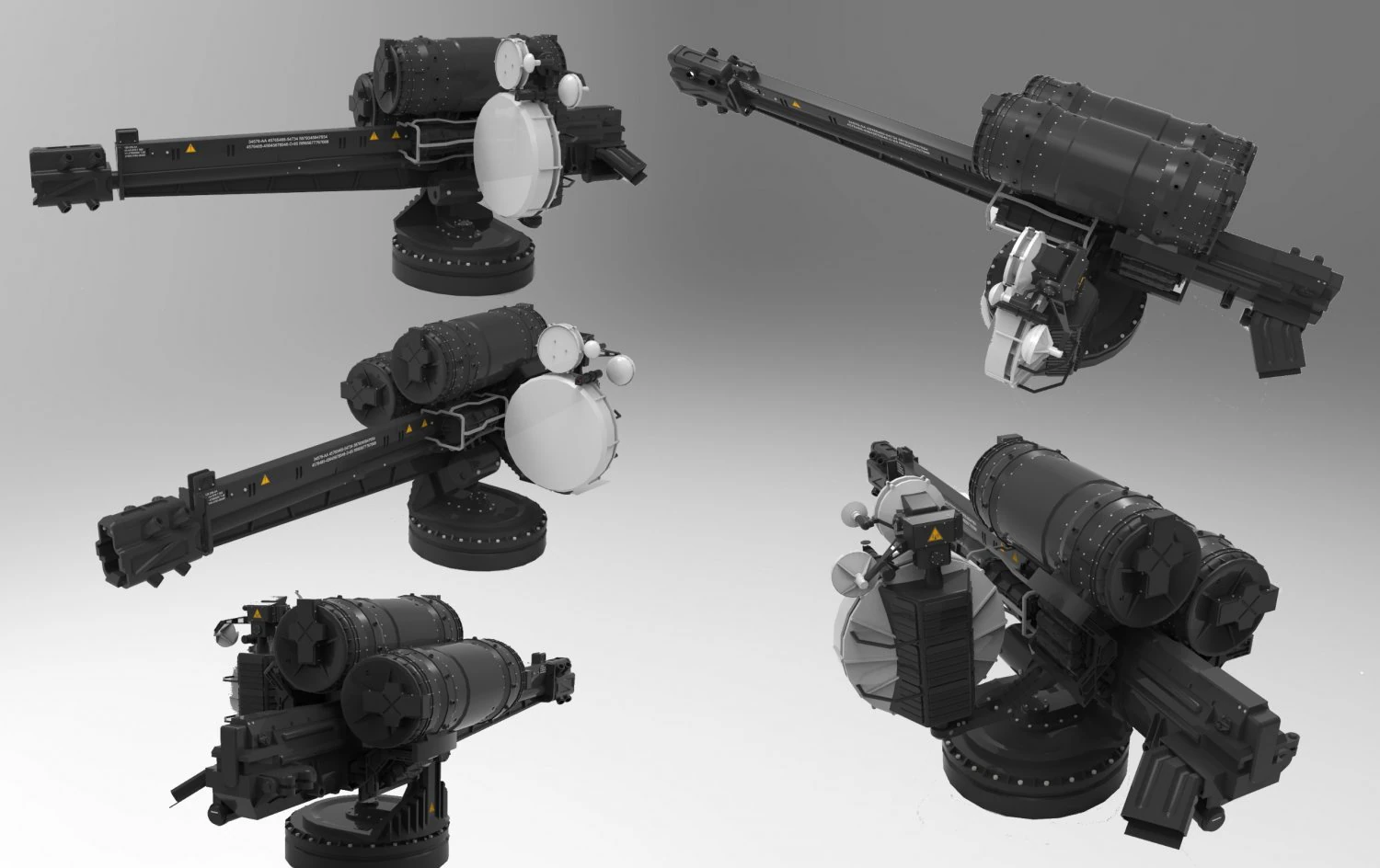 Turret 3 3D Model .c4d .max .obj .3ds .fbx .stl .blend