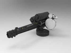 Turret 3 3D मॉडल