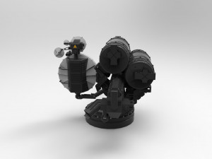 Turret 3 3D मॉडल