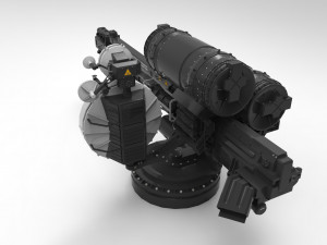Turret 3 3D मॉडल