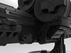 Turret 3 3D मॉडल