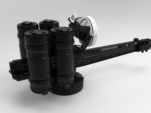 Turret 3 3D मॉडल