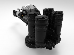 Turret 3 3D मॉडल
