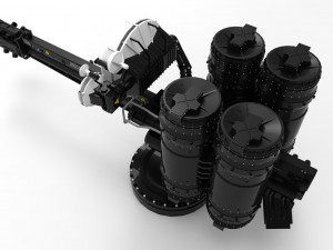 Turret 3 3D मॉडल