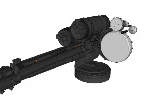 Turret 3 3D मॉडल