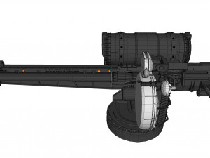 Turret 3 3D मॉडल