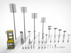 Lighting collection 3D Model