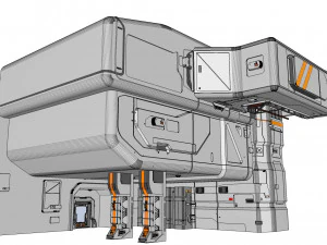 elemento architettonico 9 Modello 3D