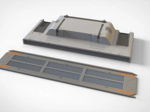 साइंस-फिक्शन आर्किटेक्चर किटबैश 21 3D मॉडल