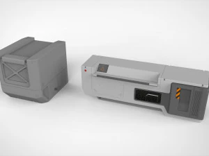 साइंस-फिक्शन आर्किटेक्चर किटबैश 21 3D मॉडल