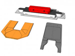 साइंस-फिक्शन आर्किटेक्चर किटबैश 21 3D मॉडल