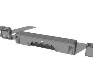 साइंस-फिक्शन आर्किटेक्चर किटबैश 21 3D मॉडल