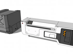 साइंस-फिक्शन आर्किटेक्चर किटबैश 21 3D मॉडल