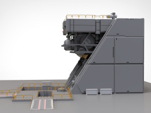 Sci-fi architectural element 1 3D Model