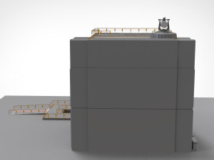 Sci-fi architectural element 1 3D Model