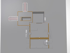 Sci-fi architectural element 1 3D Model