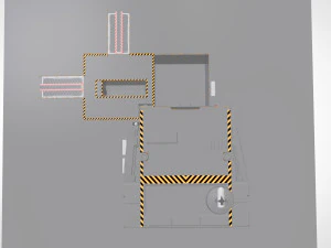 Sci-fi architectural element 1 3D Model